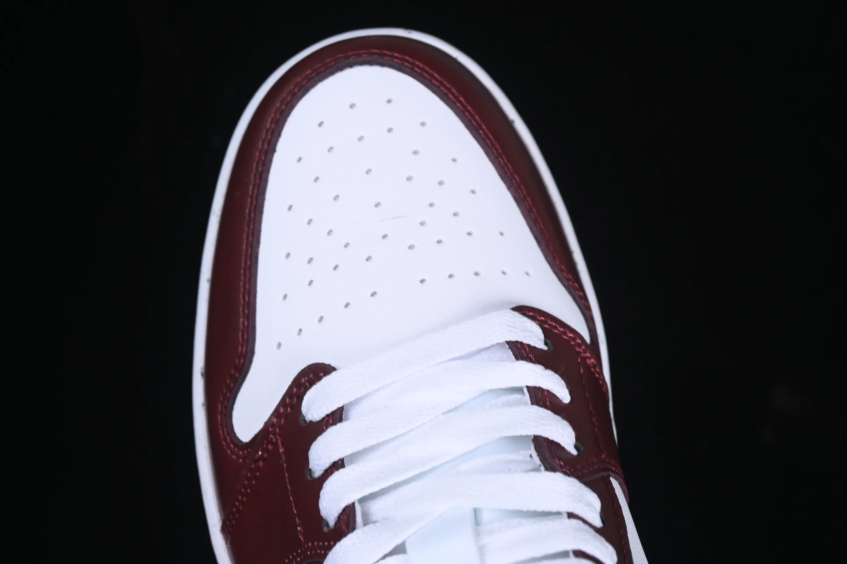 All categories Air Jordan Jordan series basketball shoes Air Jordan 1 Low Air Jordan 1 Low AJ1 Joe 1 white wine red low-top cultural casual sneakers HF3148-102